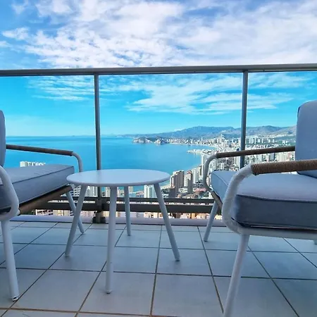 Apartamento Skyline 41 Gran Lujo, Terraza Grande Y Vistas Al Mar - Planta 41 Benidorm Exterior foto